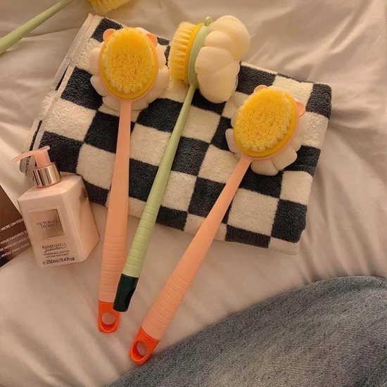 2 in 1 Bath Brush Back Body Scrubber Personal Care - Image 2
