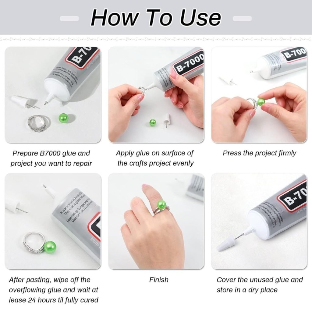 B 7000 Clear Adhesive Glue Office & Stationery - Image 4