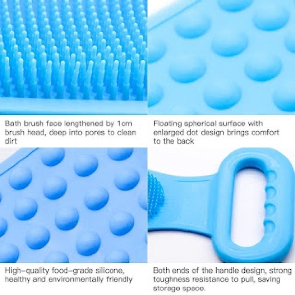 Silicone Body Scrubber Belt Bath Belt Cleaning Accessories - Image 3