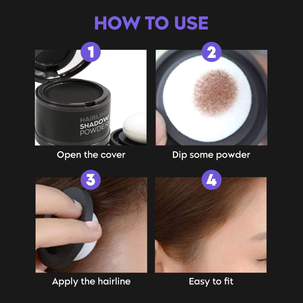 Hair Line Powder Black Personal Care - Image 2