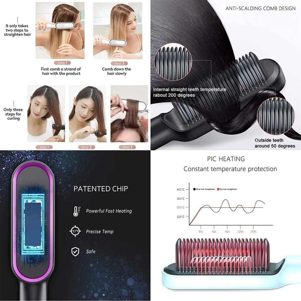 Hair Straightener Comb Beauty Products - Image 8