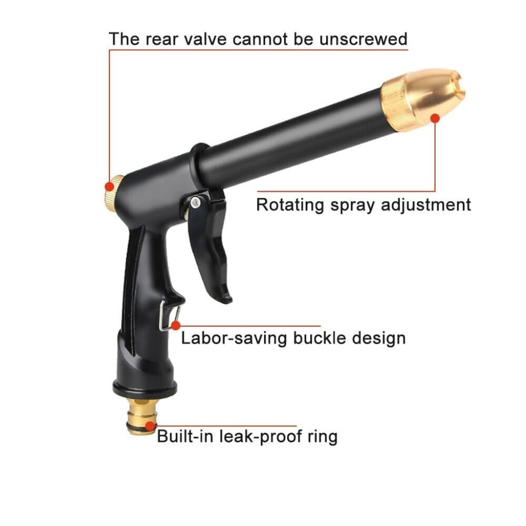 Pistol Black Water Spray Gun Outdoor - Image 2