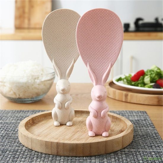 Rabbit Handle Rice Shovel 2 pcs Home & Kitchen